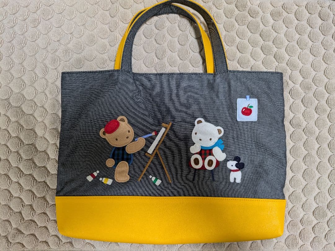 HARUKA✩ファミリア カスタム　トートバッグ デニムバッグ