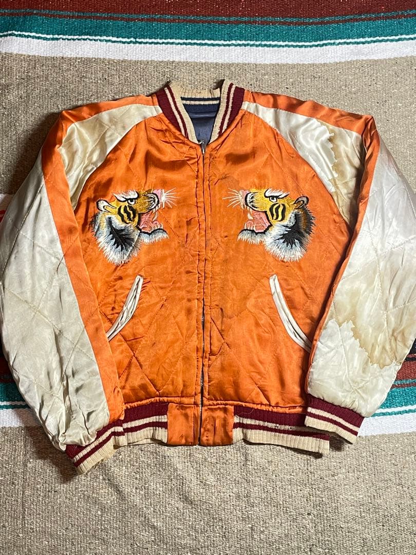 50s 顔虎　スカジャン