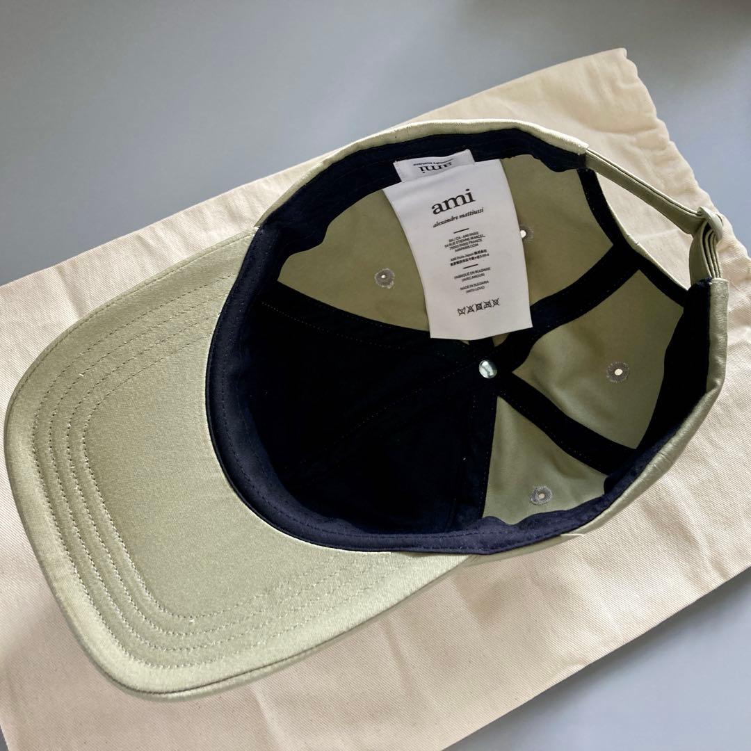 新品未使用 AMI PARIS アミパリス キャップ ハート スタッズ 男女兼用