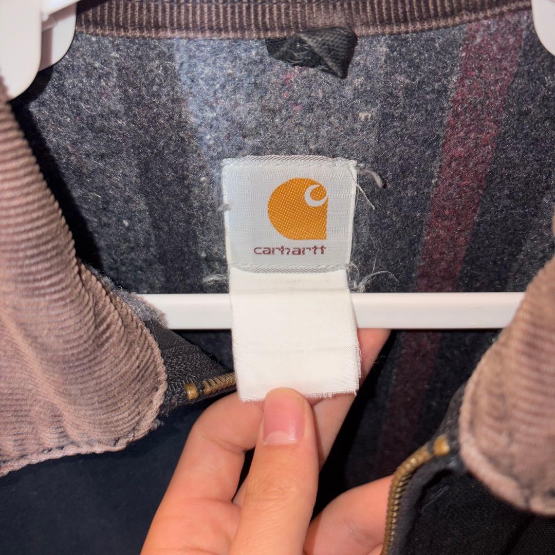 Carhartt デトロイトジャケット コーデュロイ襟 ブラック 美品