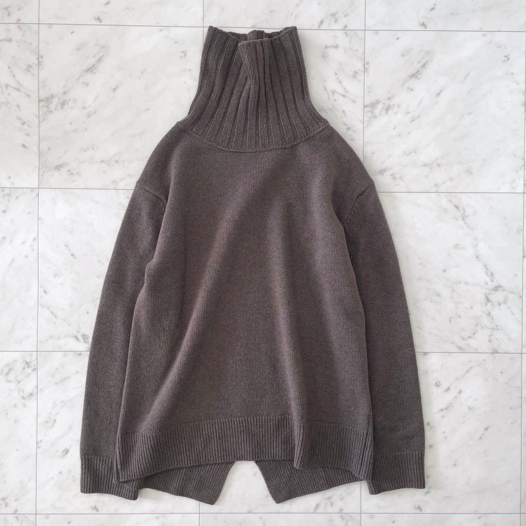 ドゥーズィエムクラス JADE タートルネックプルオーバー カシミヤ混 ブラウン