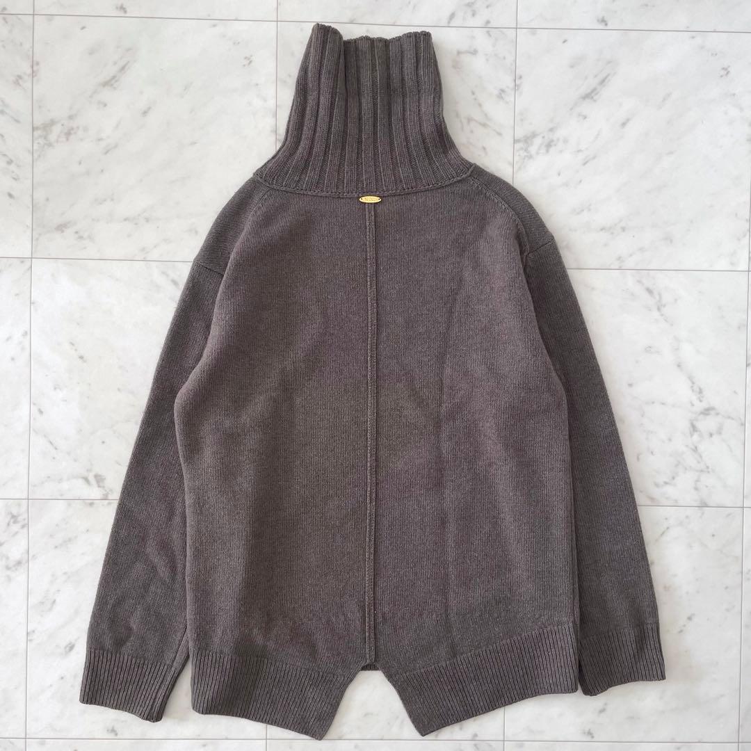 ドゥーズィエムクラス JADE タートルネックプルオーバー カシミヤ混 ブラウン