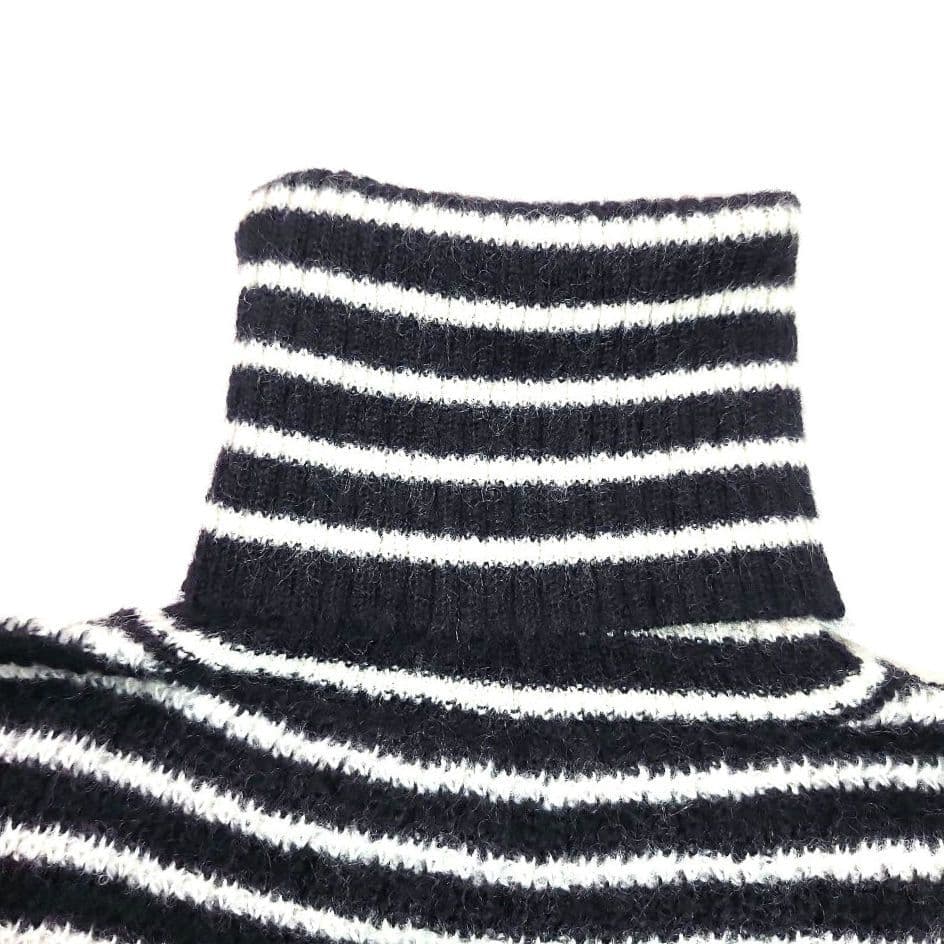 SaintLaurent サンローラン　ボーダー　メンズ　タートルネック　ニット