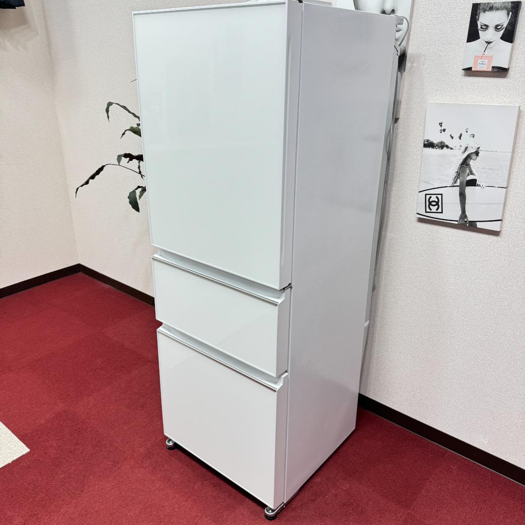 東京23区送料無料　超美品三菱2020年製　3ドア冷蔵庫330L　洗浄/除菌済み