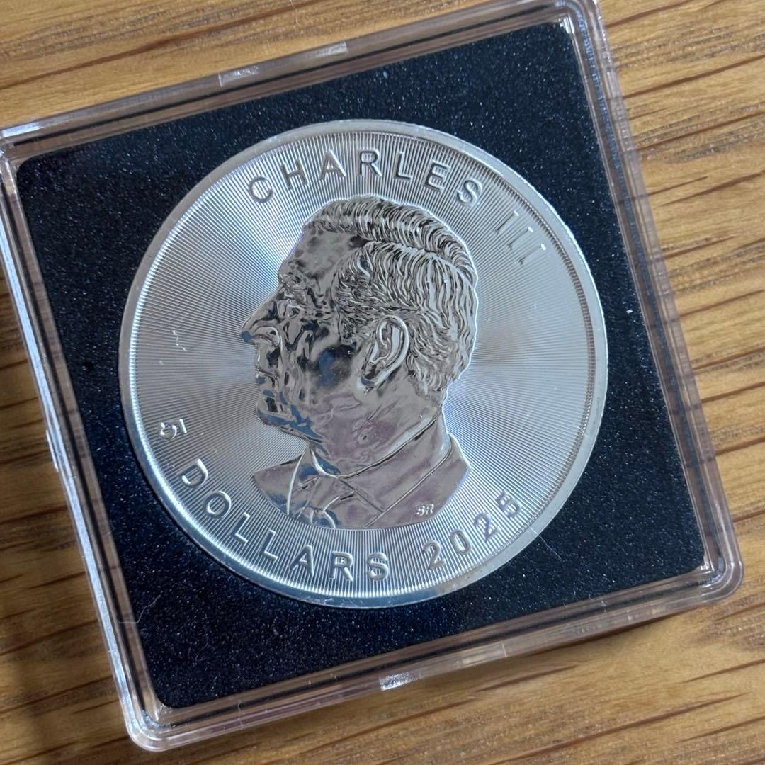 【世界限定100枚】メイプル銀貨 妖精 ステンドグラス 2025 1オンス