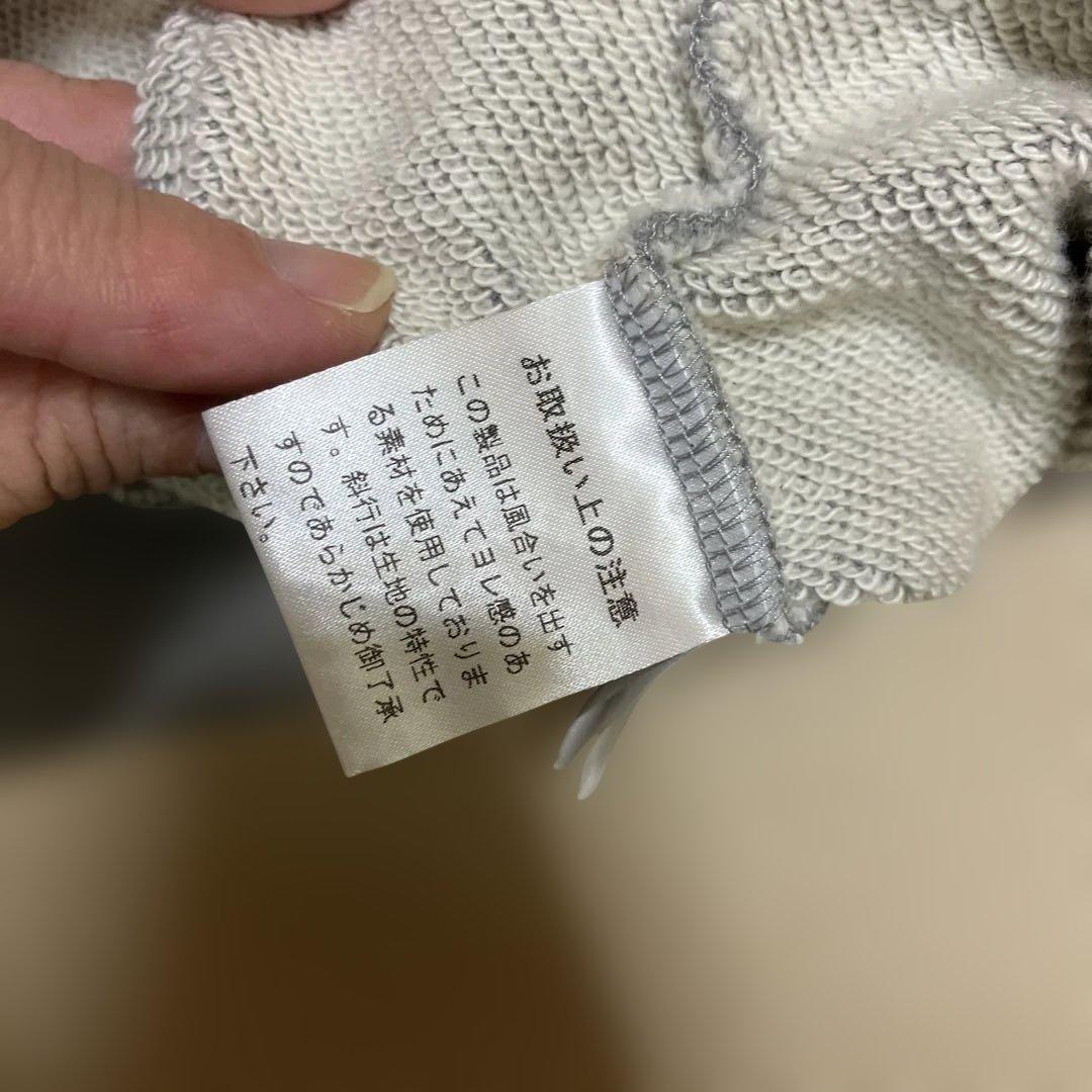 HYSTERIC GLAMOUR グレー ジップアップパーカー