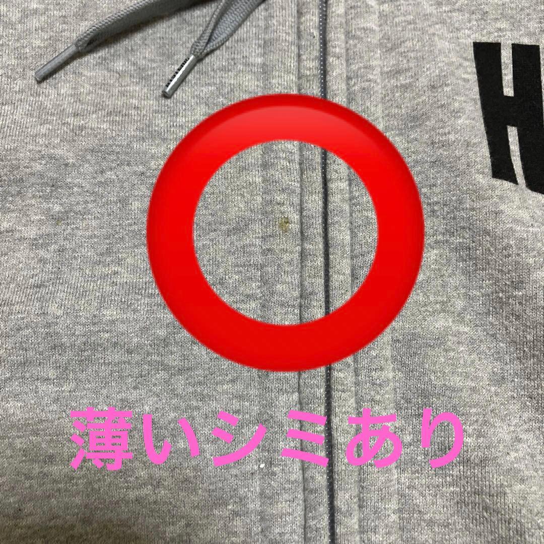 HYSTERIC GLAMOUR グレー ジップアップパーカー