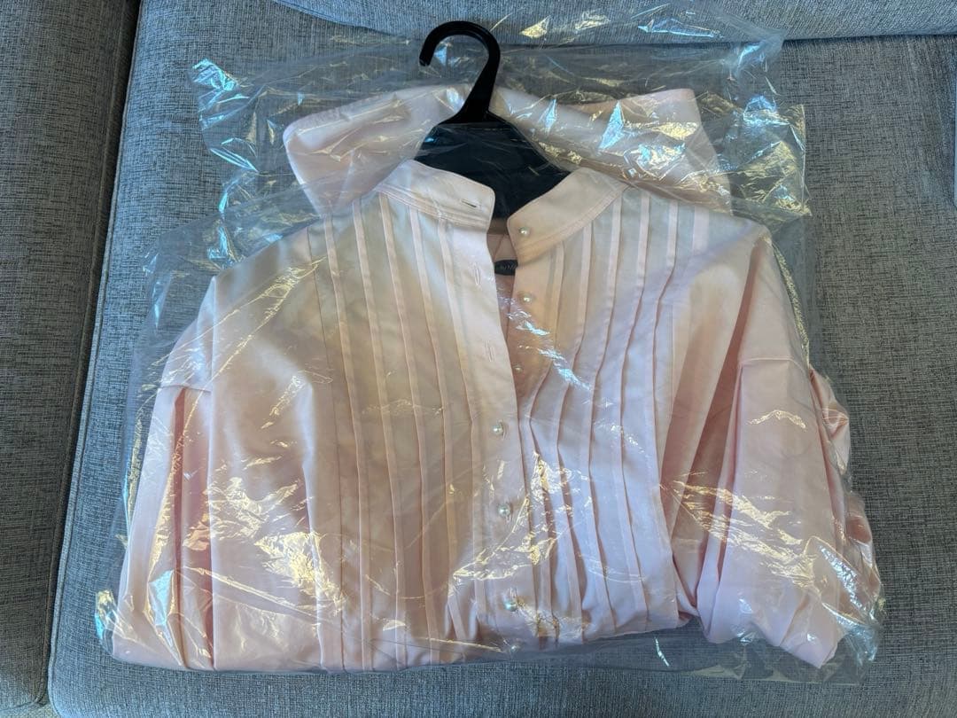 【未使用】TSURUbyMARIKO OIKAWAピンク ブラウス Tamara