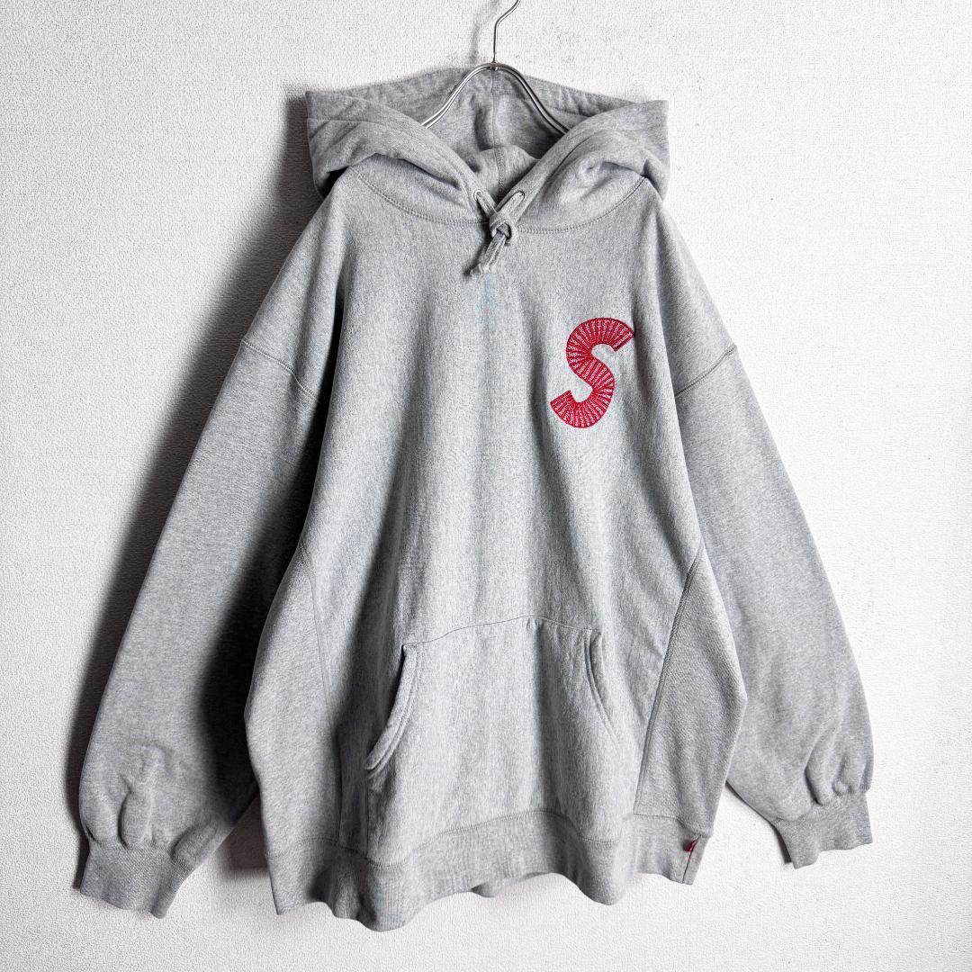 【☆最高デザイン☆肉厚☆即完売モデル】シュプリーム Sロゴ刺繍 パーカー