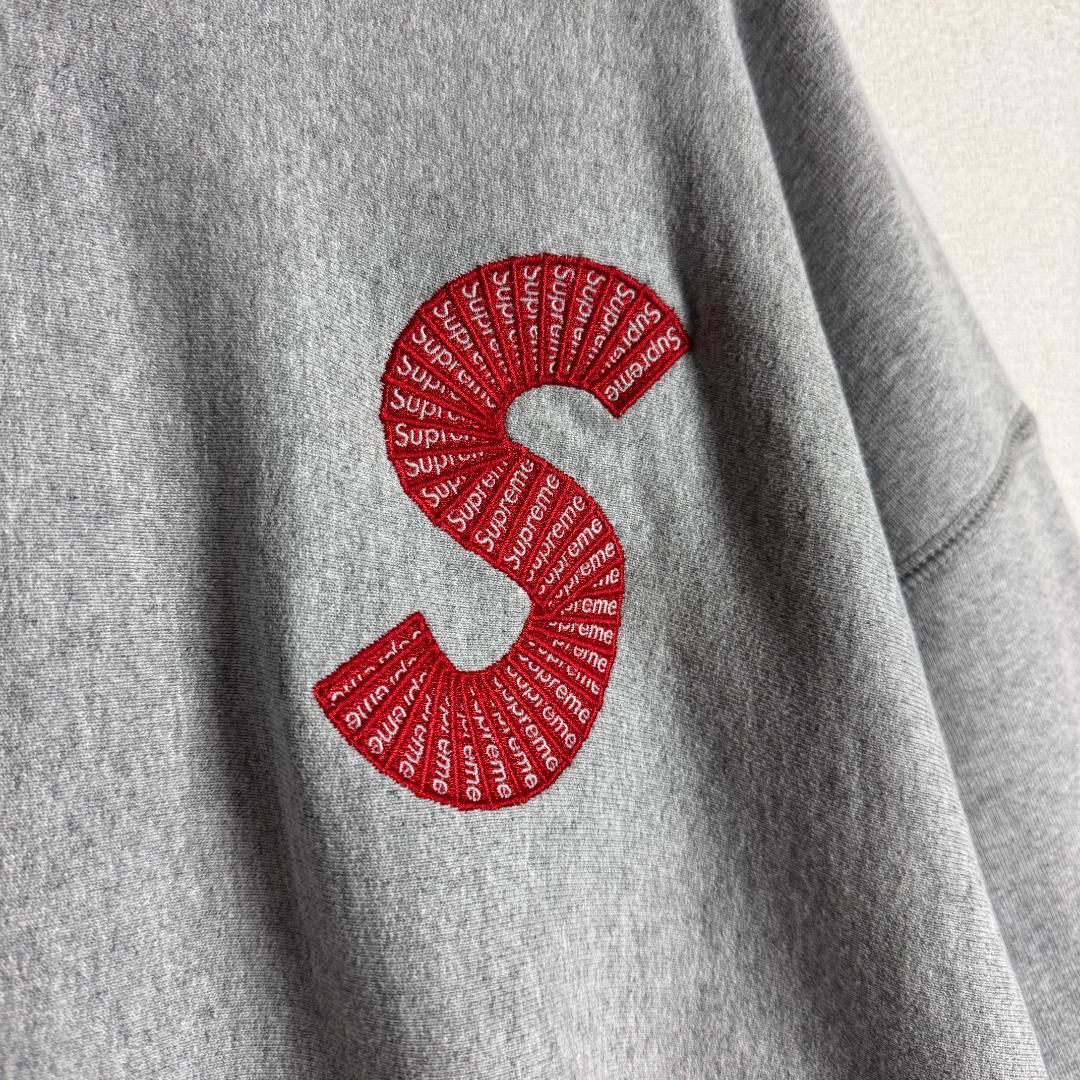 【☆最高デザイン☆肉厚☆即完売モデル】シュプリーム Sロゴ刺繍 パーカー