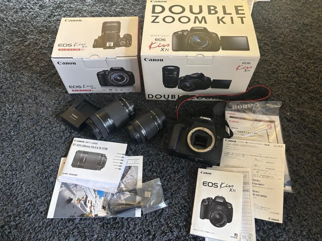 Canon キャノン Kiss x7i ダブルズームキット