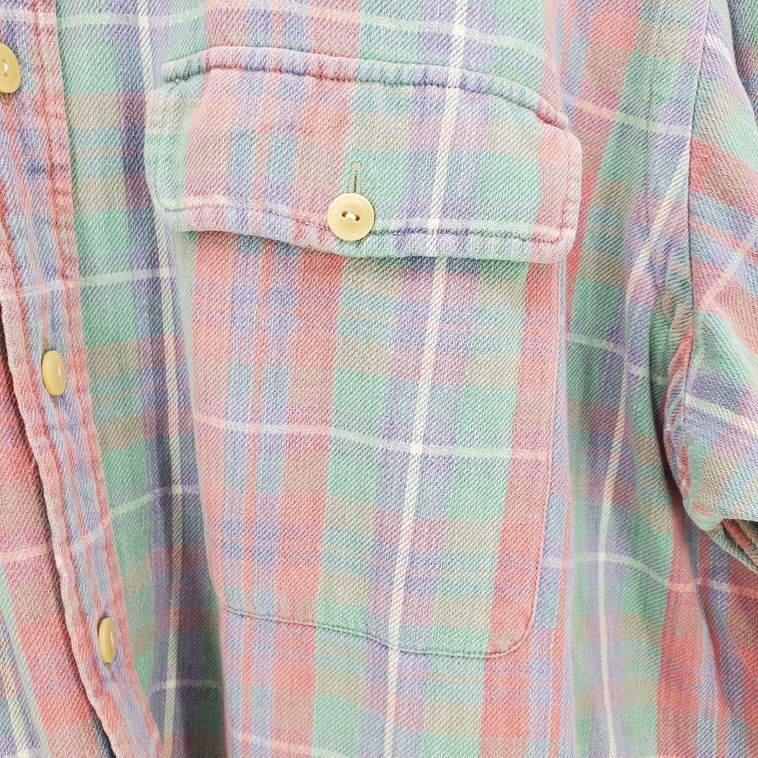 RRL 90S 初期 三ツ星タグ ネル シャツ 長袖 美品 vintage