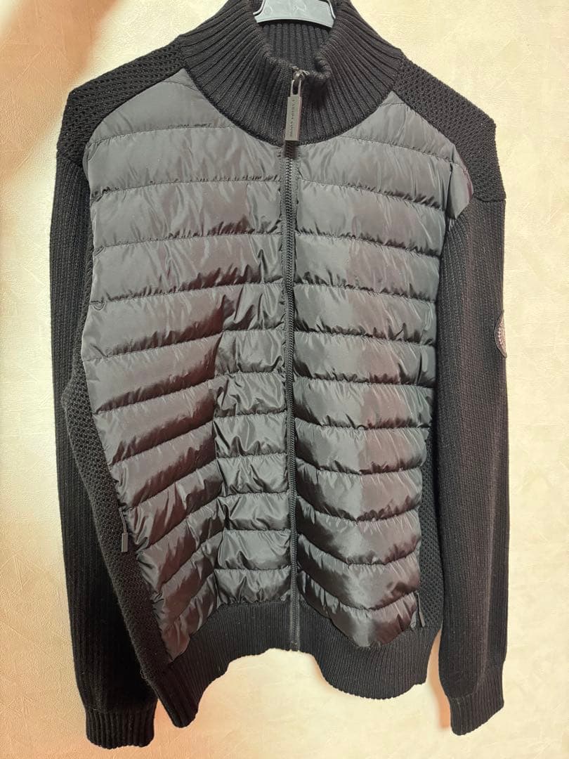 カナダグース   ハイブリッジニット BLACKLABEL