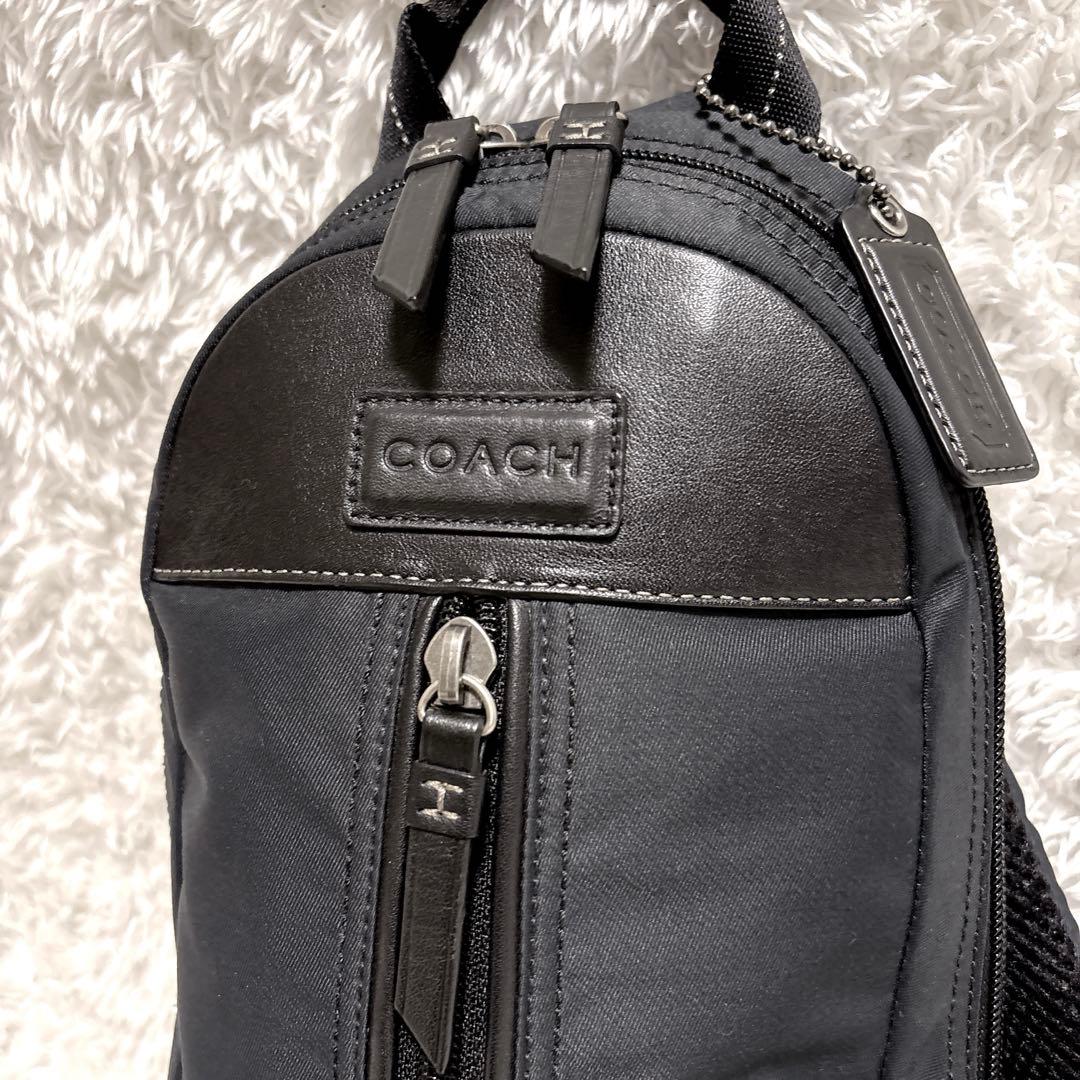 【未使用級】COACH ワンショルダー スリングバッグF70692 ブラック
