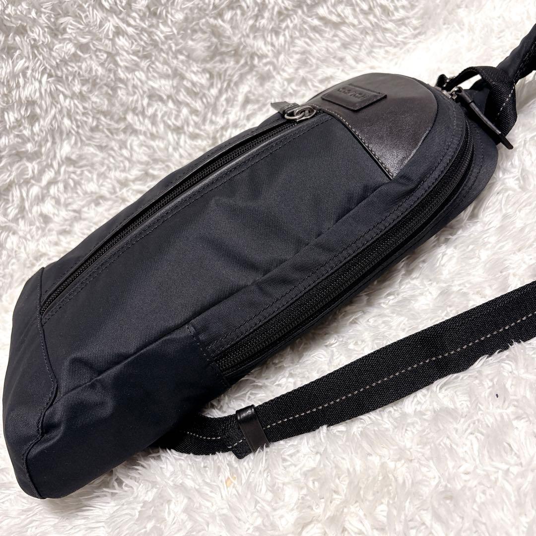【未使用級】COACH ワンショルダー スリングバッグF70692 ブラック