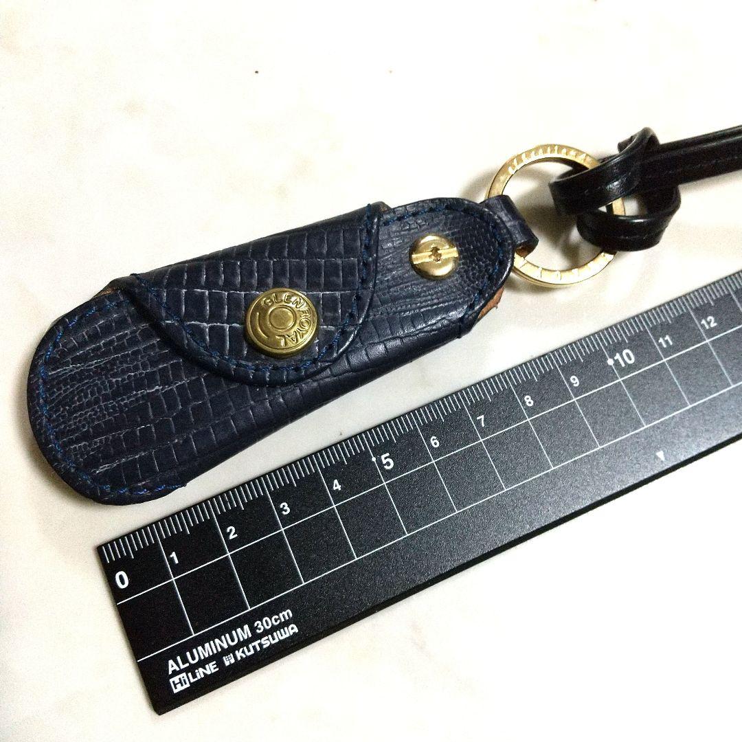 美品 GLEN グレンロイヤル 靴べら シューホーン 型押し レア