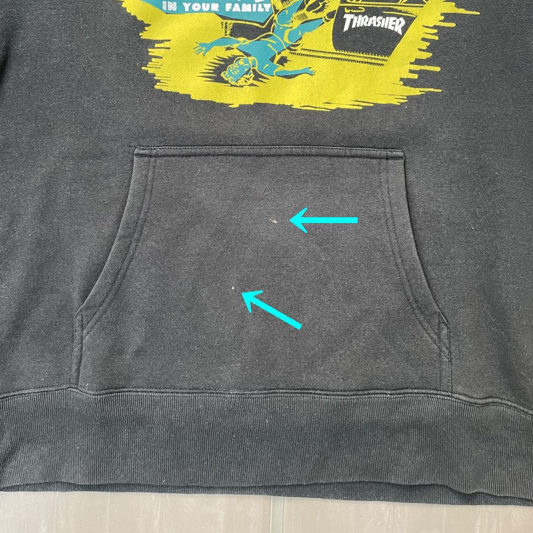 【レア柄】THRASHER スラッシャー スウェット パーカー ビンテージ