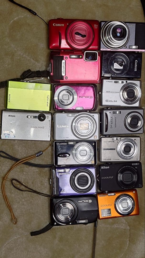 デジタルカメラセット 多色 15台