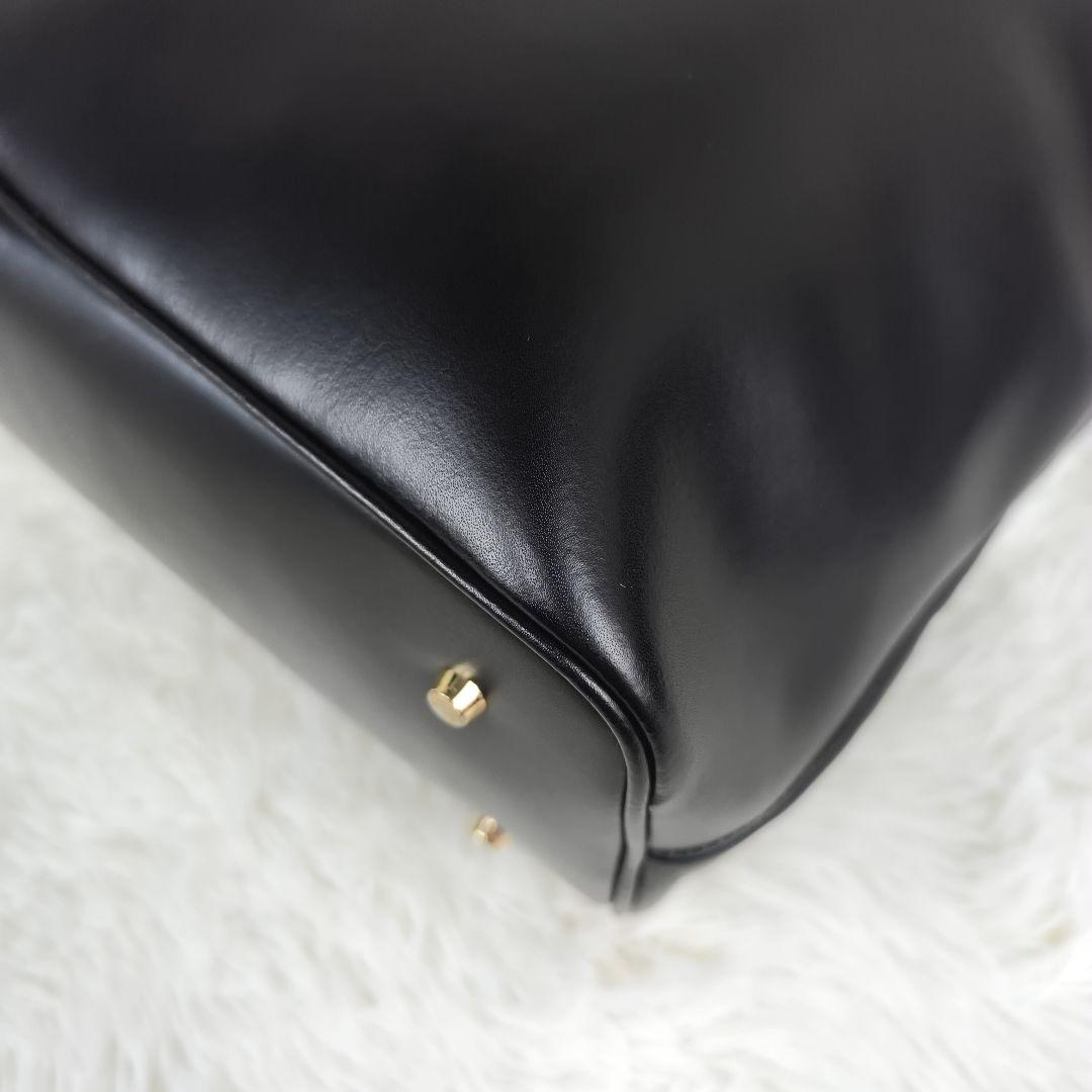 ✨未使用級極美品✨ ビューティーユース トートバッグ レザー 肩掛け A4可 黒