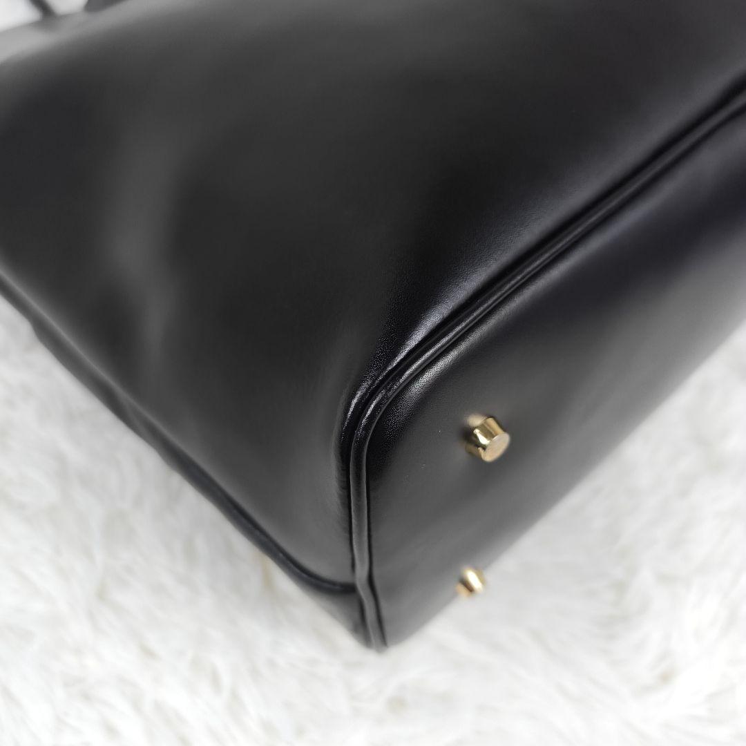 ✨未使用級極美品✨ ビューティーユース トートバッグ レザー 肩掛け A4可 黒