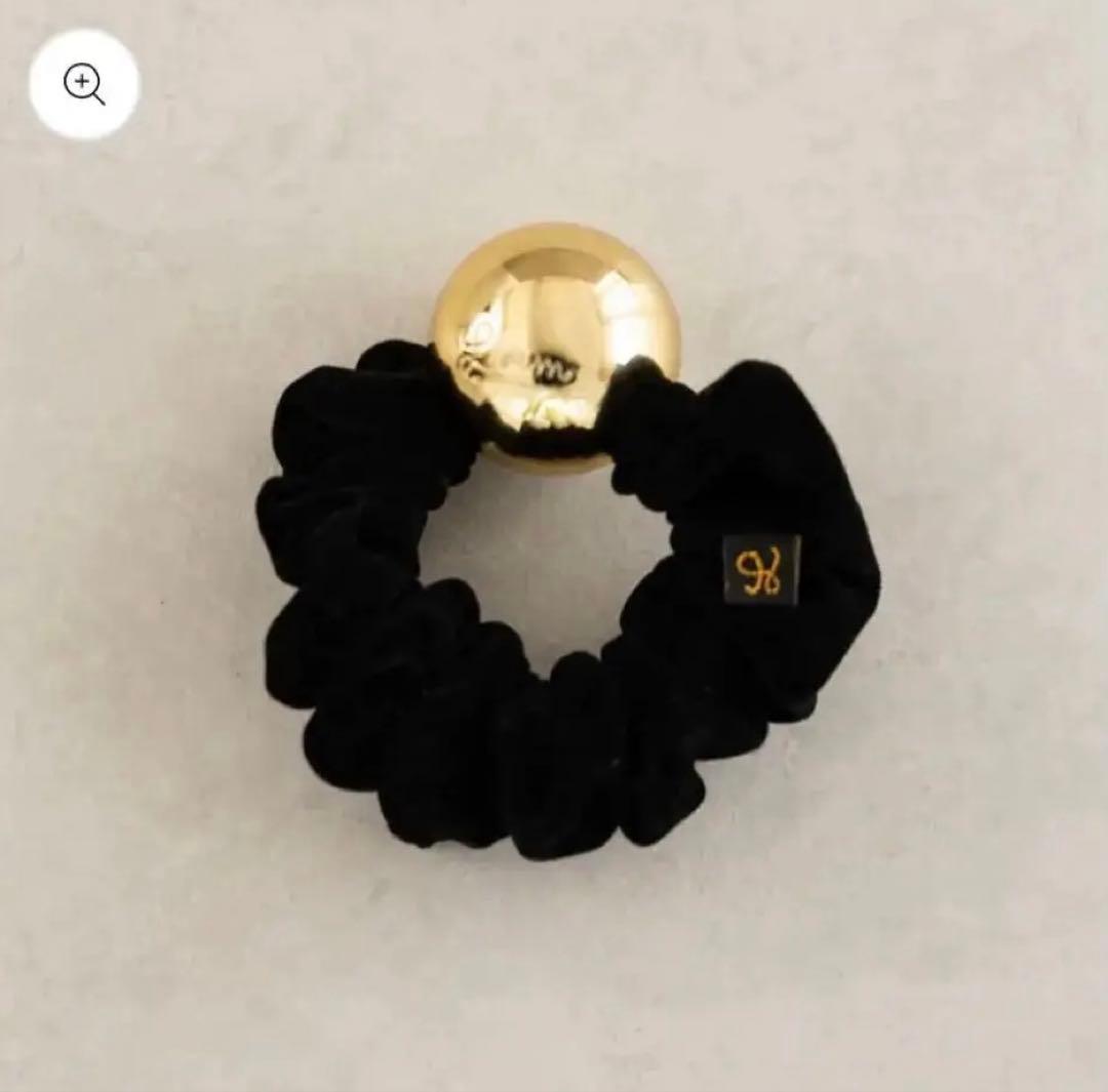 【新品】LOEM TOKYO ロエムトウキョウ moon シュシュ　ブラック