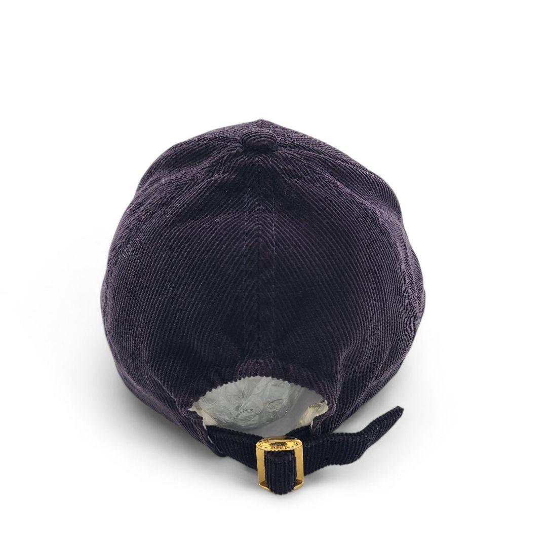 CELINE セリーヌ トリオンフ ベースボールキャップ ネイビー レディース