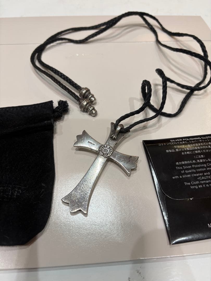 【正規店購入】クロムハーツ ラージクロス （保存袋・ポリッシュ付）