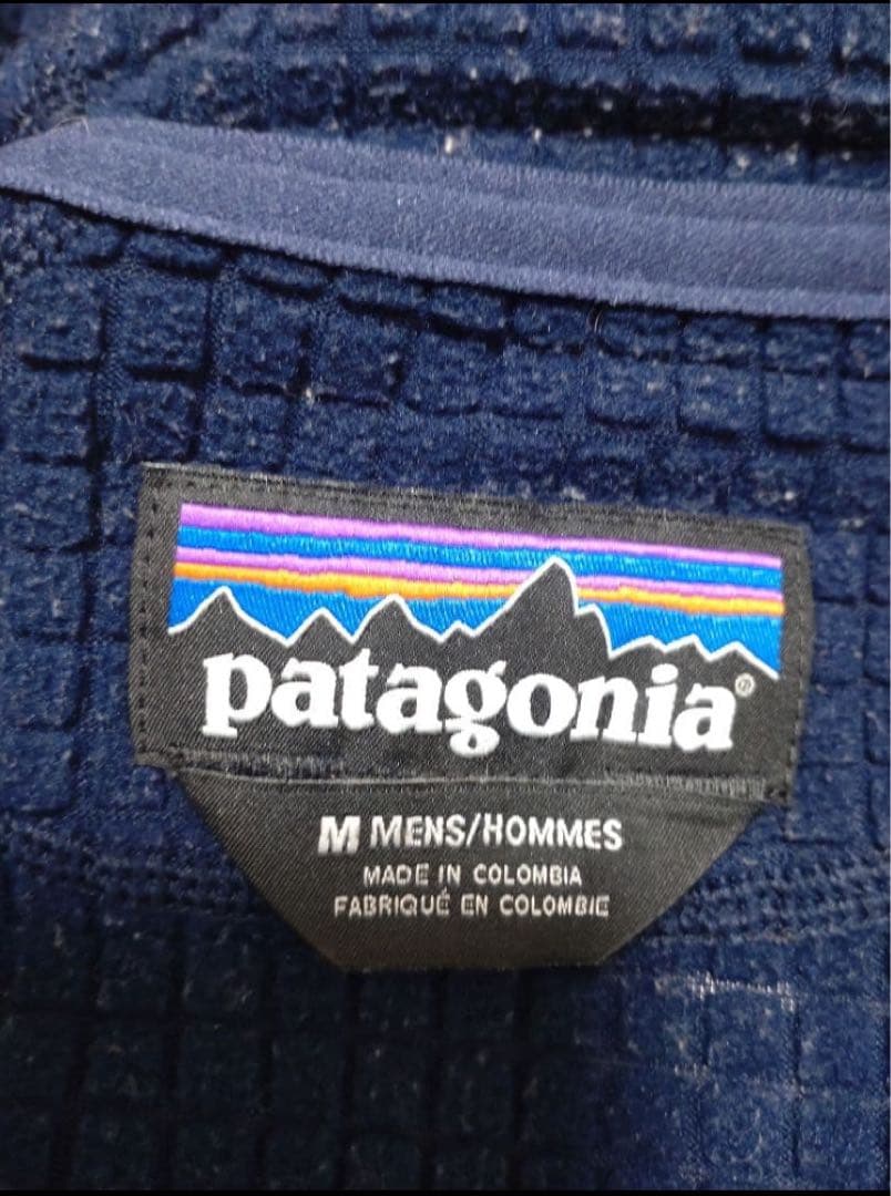 パタゴニア R1 フルジップフーディ 希少ネイビーMサイズ