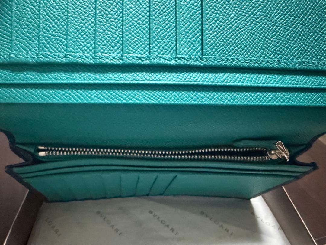 ネイビー レザー 長財布