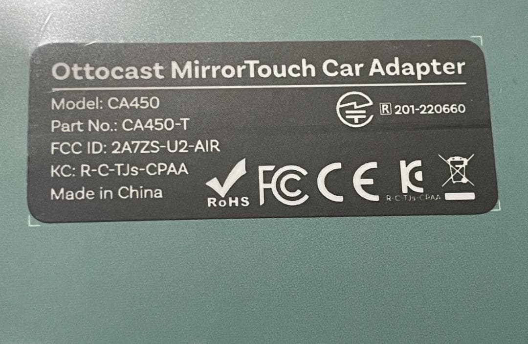 アクセサリー OTTOCAST Mirror Touch