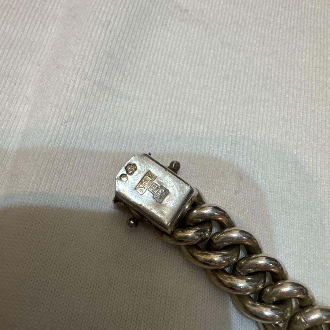 北欧 60s vintage IDブレスレット silver925