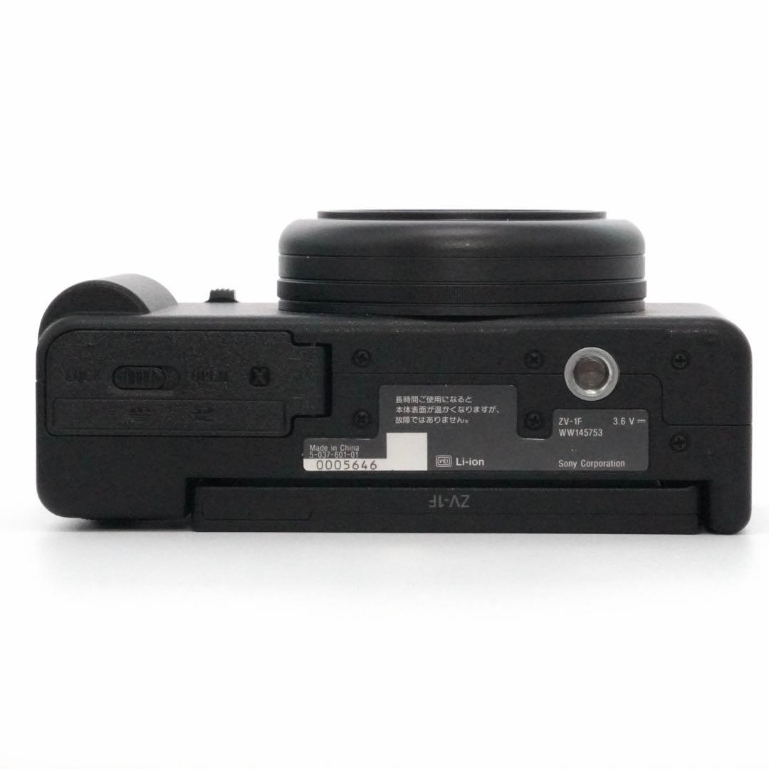 美品 SONY ソニー ZV-1F ブラック　メーカー保証アリ