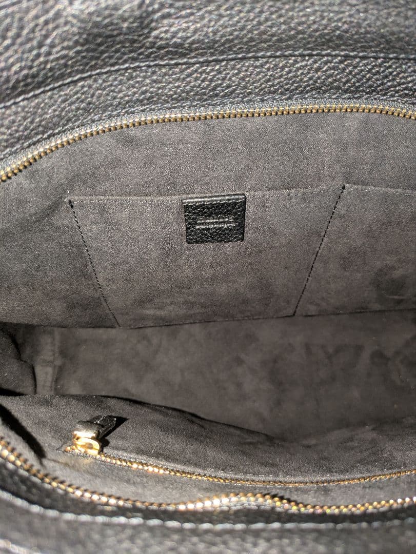 HushTug ハッシュタグ トートバッグ 本革 ブラック メンズ ビジネス