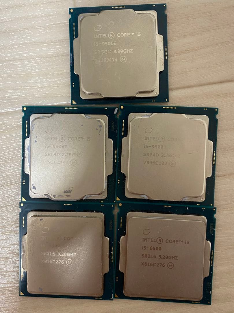 Y*N様 CPU-i5/9500E/1枚-i 5/9500T/2枚-i5-650