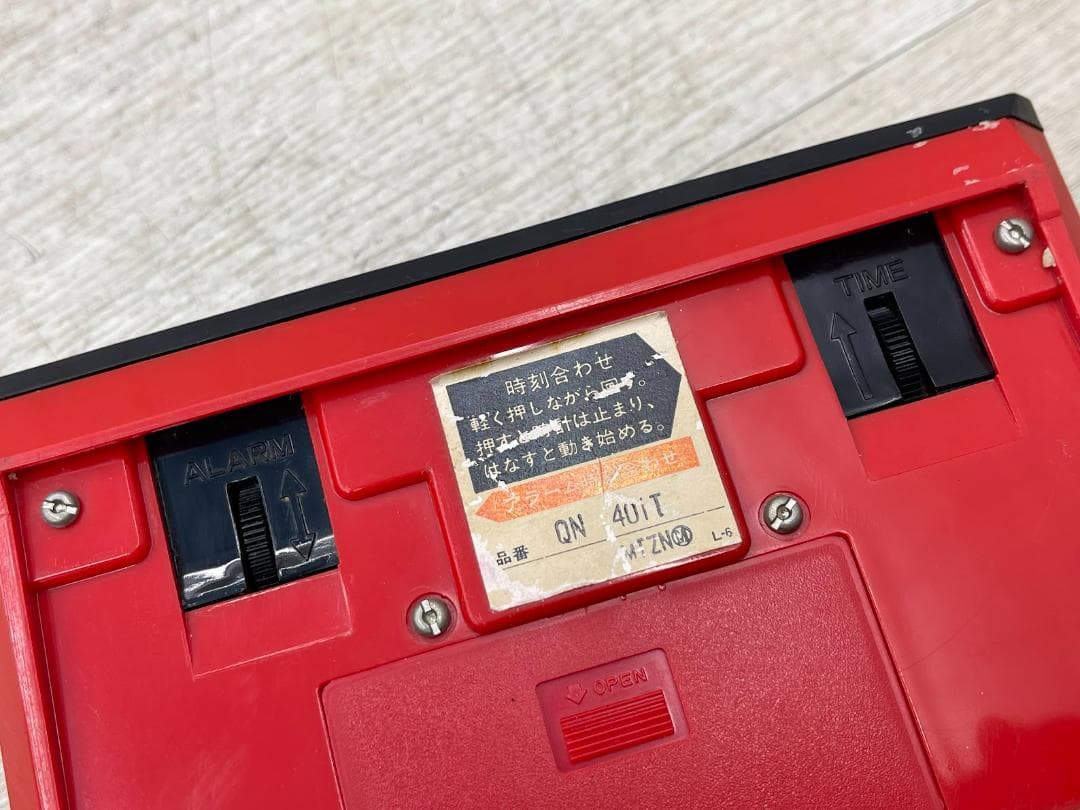 昭和レトロ セイコー パタパタ時計 QN401T 動作確認済 置時計 アラーム