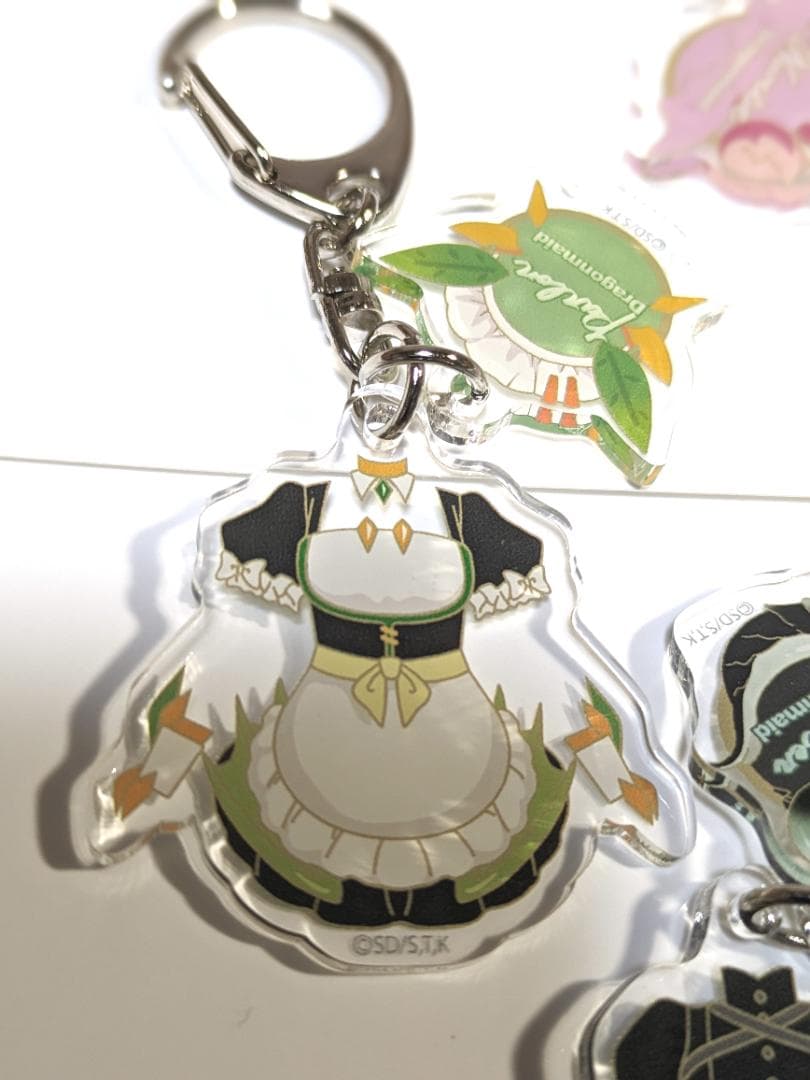 遊戯王カードゲーム25周年 ドラゴンメイド衣装チャームコレクション全種セット