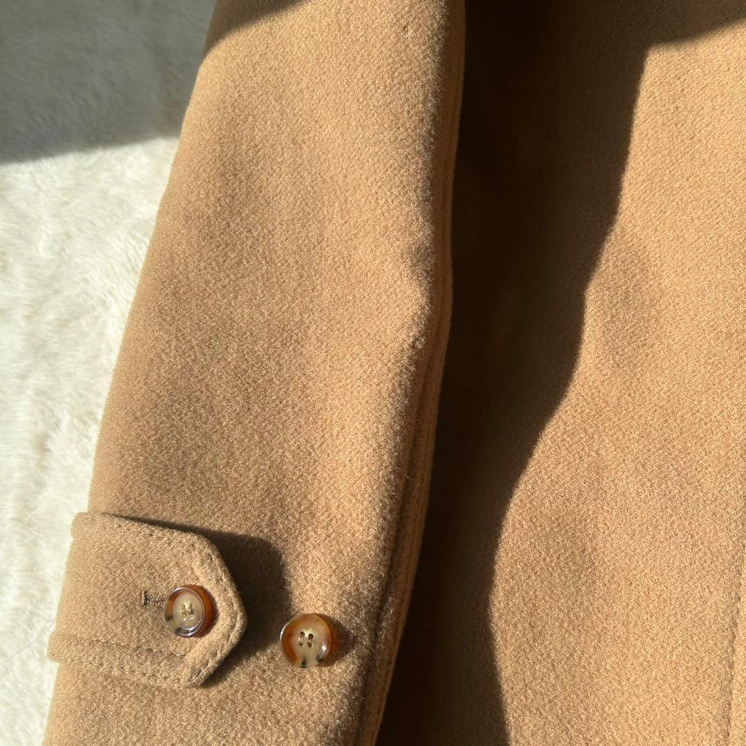 現行タグ✨バーバリー ダッフルコート ノバチェック トグル ロゴ ハニーベージュ