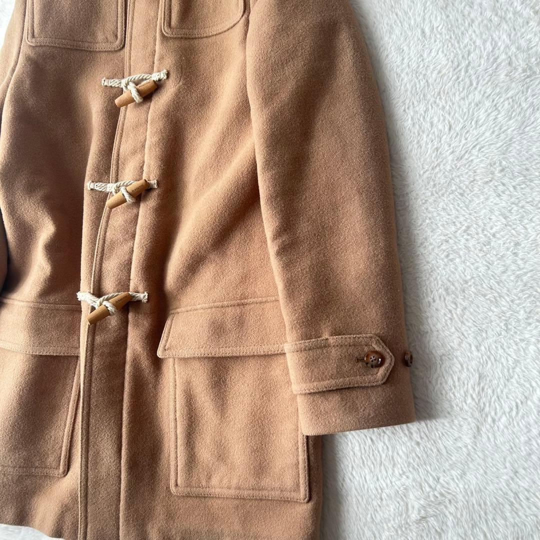 現行タグ✨バーバリー ダッフルコート ノバチェック トグル ロゴ ハニーベージュ