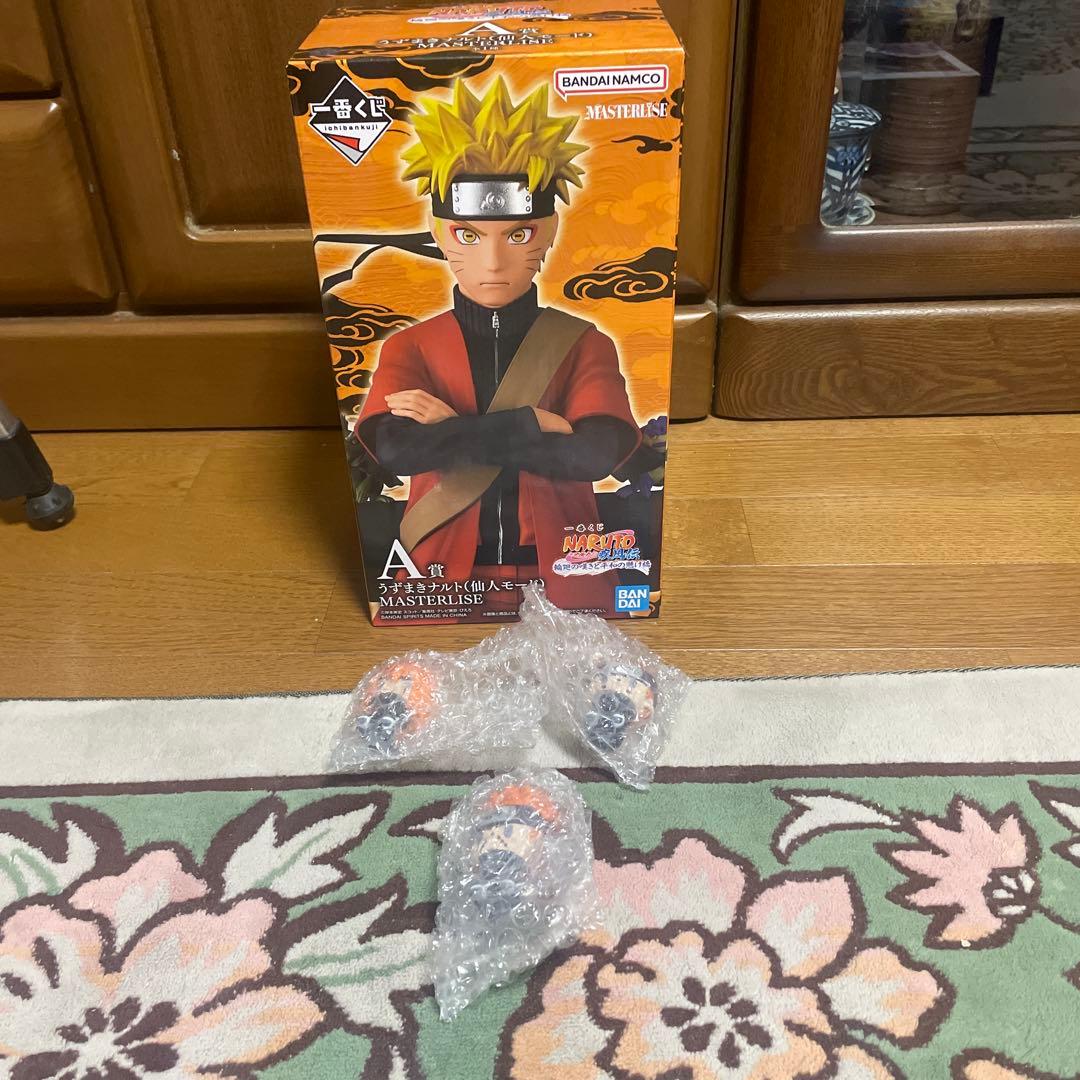 一番くじ　MASTERLISE ナルト A賞 フィギュア 仙人モード　おまけ付き