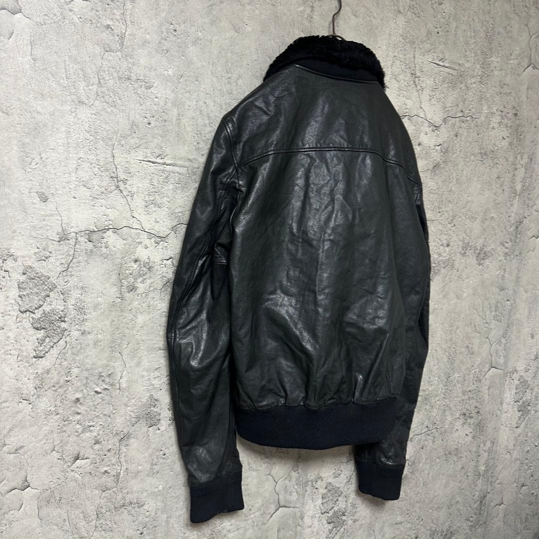 【超希少◎】DOLCE&GABBANA　レザージャケット　襟ボア　完売モデル◎