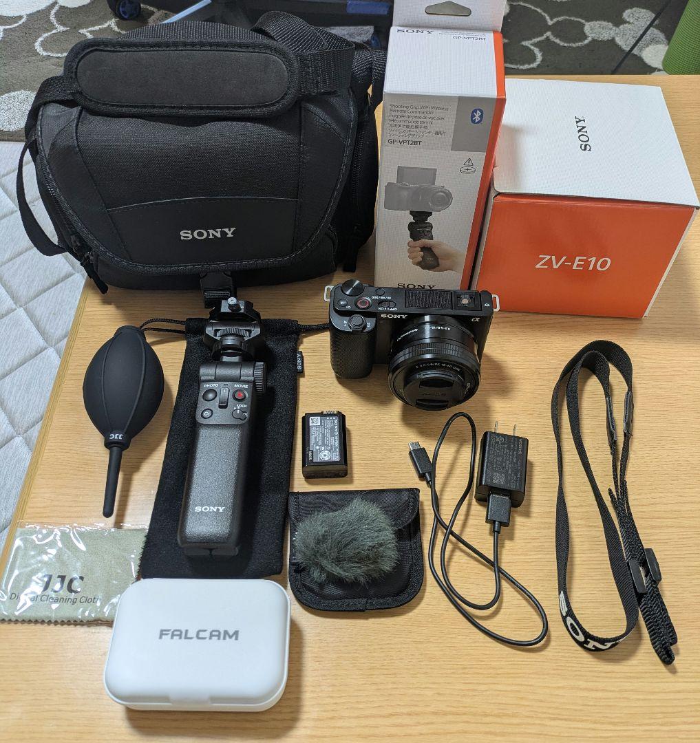 SONY ZV-E10 4k ミラーレスカメラ 本体+標準レンズ+リモコン
