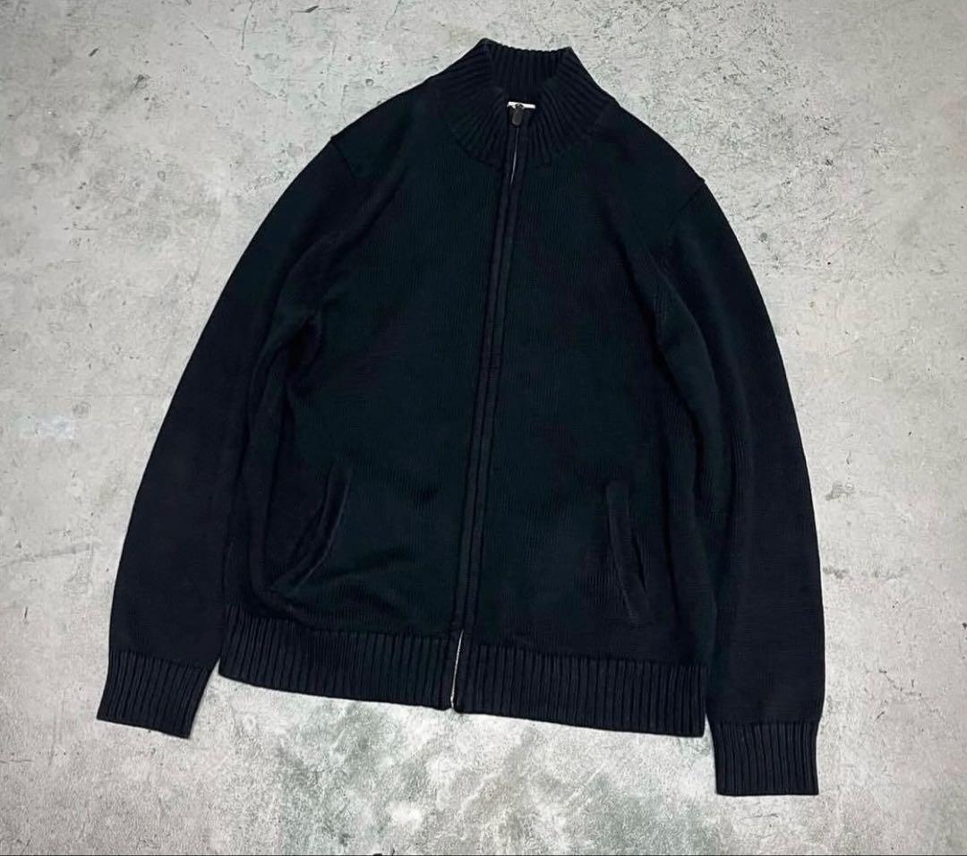 L.L.Beanの黒ドライバーズニット