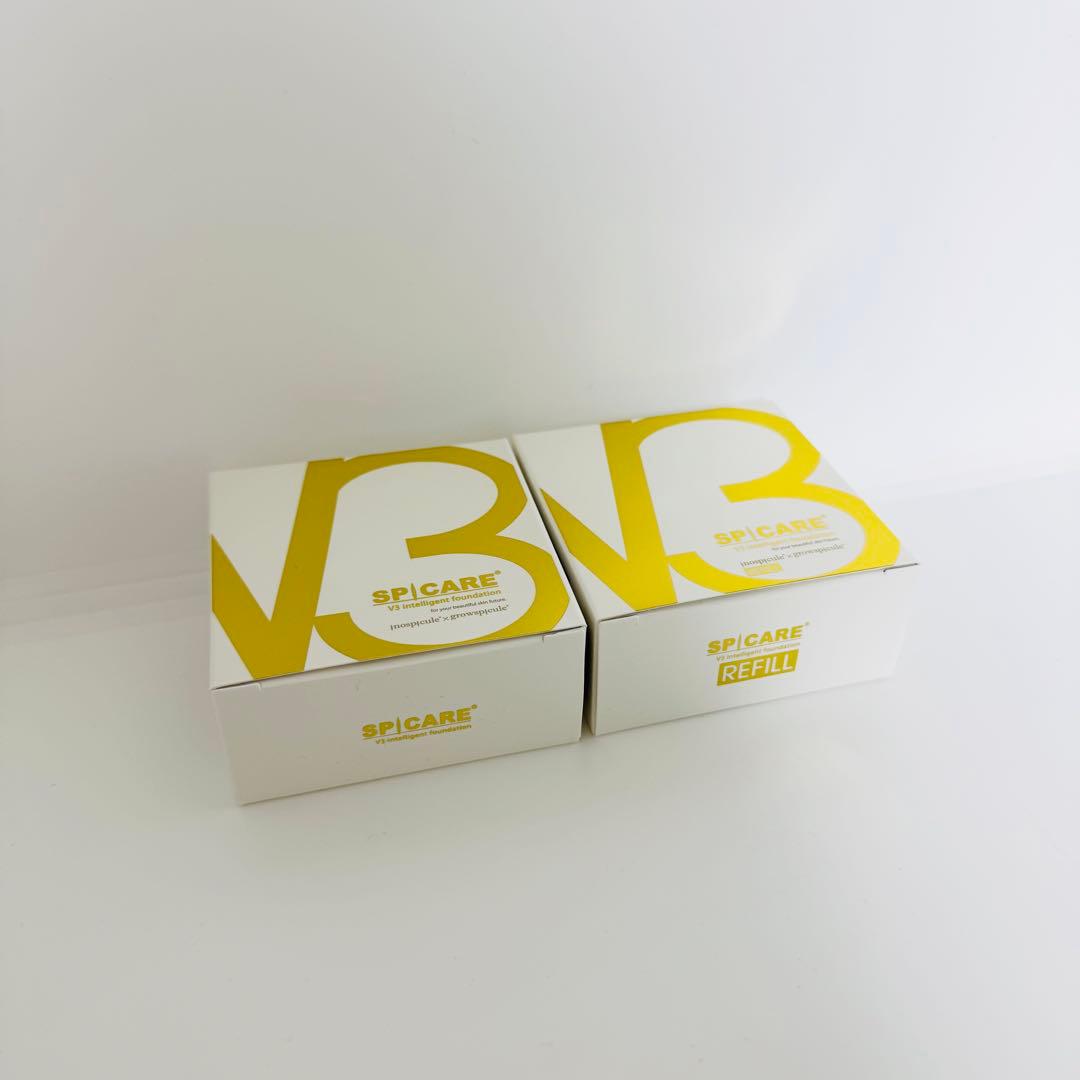 スピケア V3インテリジェントファンデーション 本体+詰替【正規品】ロット番号付