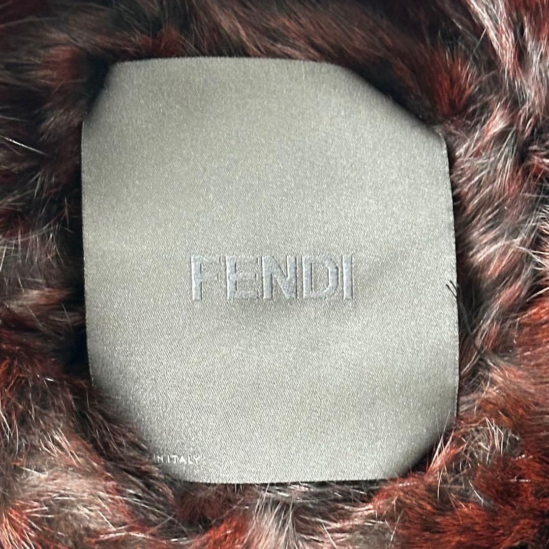 超希少✨FENDI カシミア100% 刺繍　手編み 紋様 セーター ニット