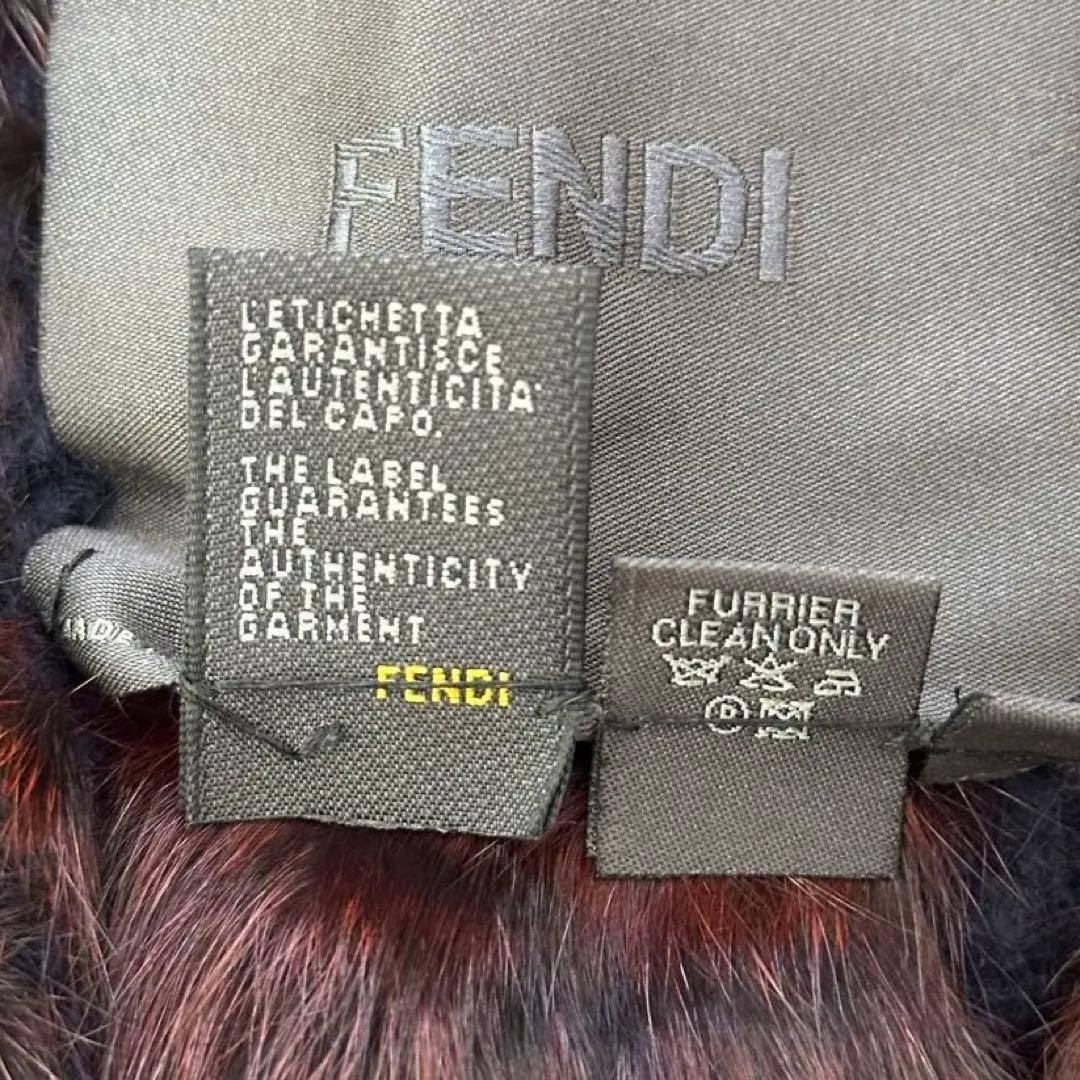 超希少✨FENDI カシミア100% 刺繍　手編み 紋様 セーター ニット