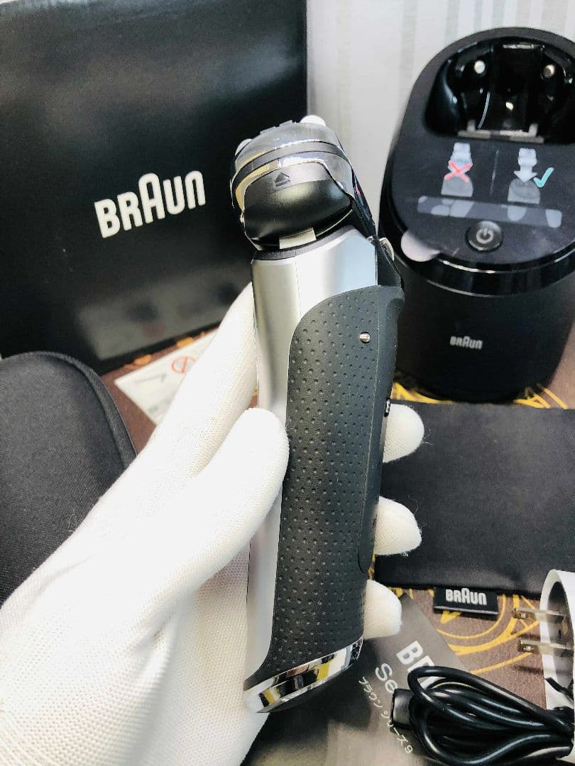 【tmak】BRAUN S9 9292ccメンズ電気シェーバー ブラウン