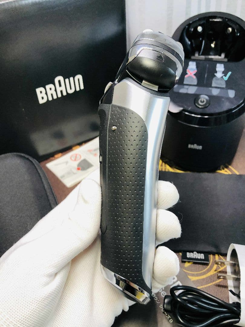【tmak】BRAUN S9 9292ccメンズ電気シェーバー ブラウン