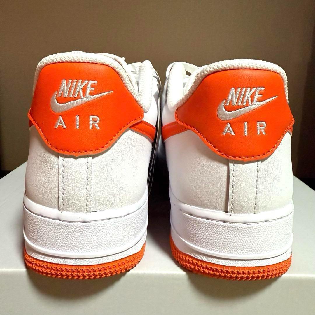 NIKE AIRFORCE 1 ホワイト オレンジ　新品　30.0