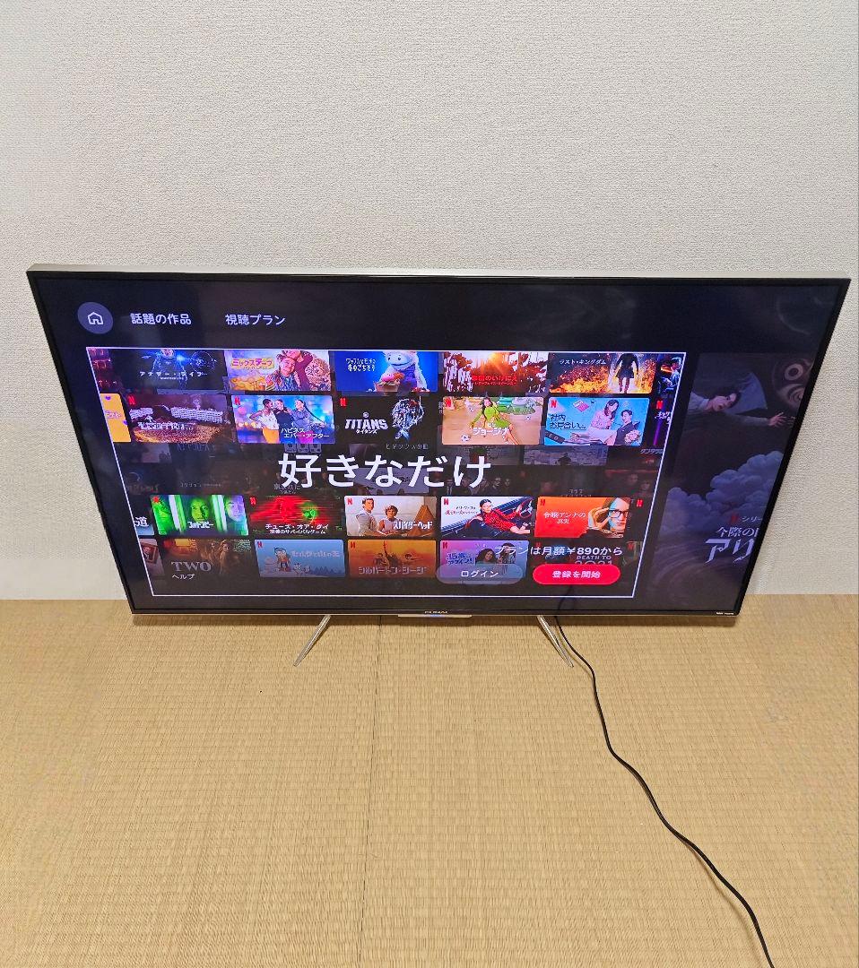 500GB HDD内蔵✔55型✨4K スマートテレビ ネット動画️⭕️地上波