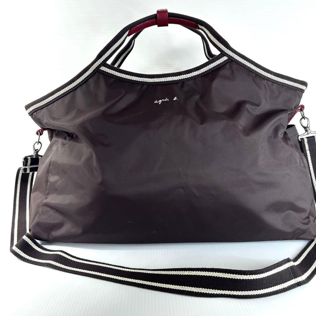 agnes b Voyage アニエスベー ボヤージュ ボストン ブラウン